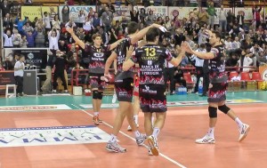 Perugia, esulta, per la vittoria