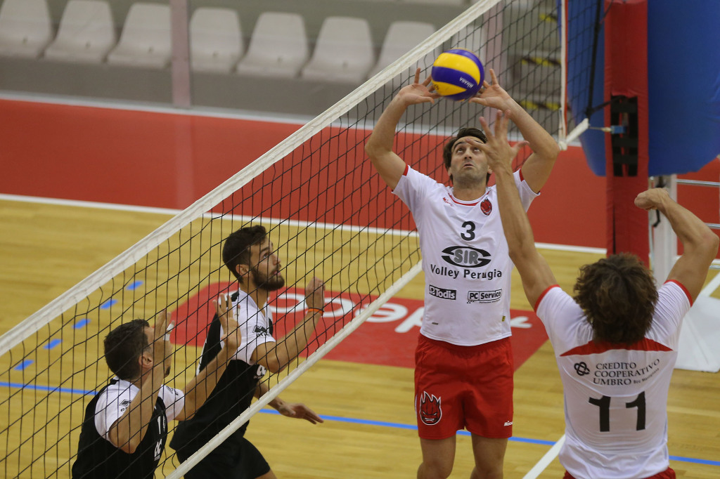 RAVENNA 23/11/2014. VOLLEY PALLAVOLO, AMICHEVOLE CMC PORTO ROBUR RAVENNA . SIR SAFETY PERUGIA.