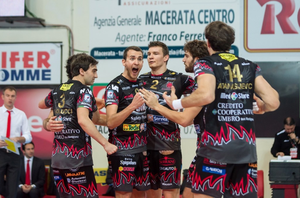 10ª Giornata 70º Campionato Serie A1 SuperLega UnipolSai 2014/15. PalaFontescodella Macerata, 13.12.2014