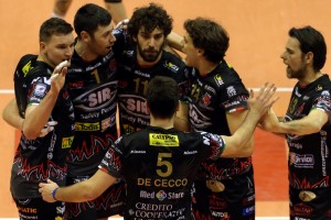 VOLLEY PALLAVOLO. CMC RAVENNA - SIR SAFETY PERUGIA.