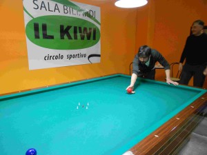 Biliardo, Simone Proietti master al KIWI 004