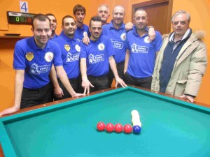 Biliardo squadra serie A uno Kiwi 007