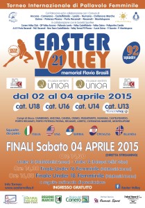 Easter Volley 2015 - Locandina
