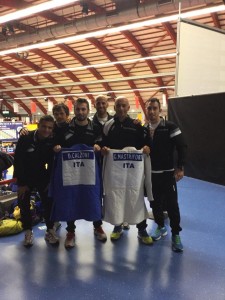 La squadra al Palazzetto