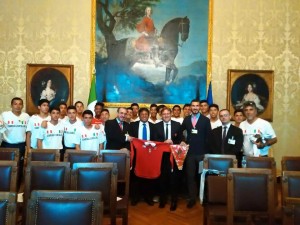 Lucarini in Senato con rappresentanti Perù
