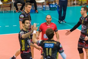 16th Final - Home match. 2016 CEV Volleyball Cup - Men. PalaEvangelisti Perugia IT, 04.11.2015