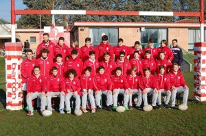 Barton rugby Perugia Under 14 formazione, foto Carlo Crotti