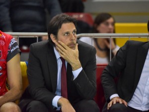 Gara 1 Semifinale Play Off Scudetto, Campionato Italiano di pallavolo maschile Serie A1 SuperLega UnipolSai 2015/16. Eurosuole Forum Civitanova Marche, 09.04.2016