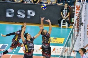 Gara 2 Semifinale PlayOff Scudetto Campionato Italiano di pallavolo maschile Serie A1 SuperLega UnipolSai 2015/16. PalaEvangelisti Perugia, 12.04.2016